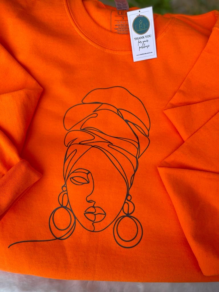 Afro Line Art