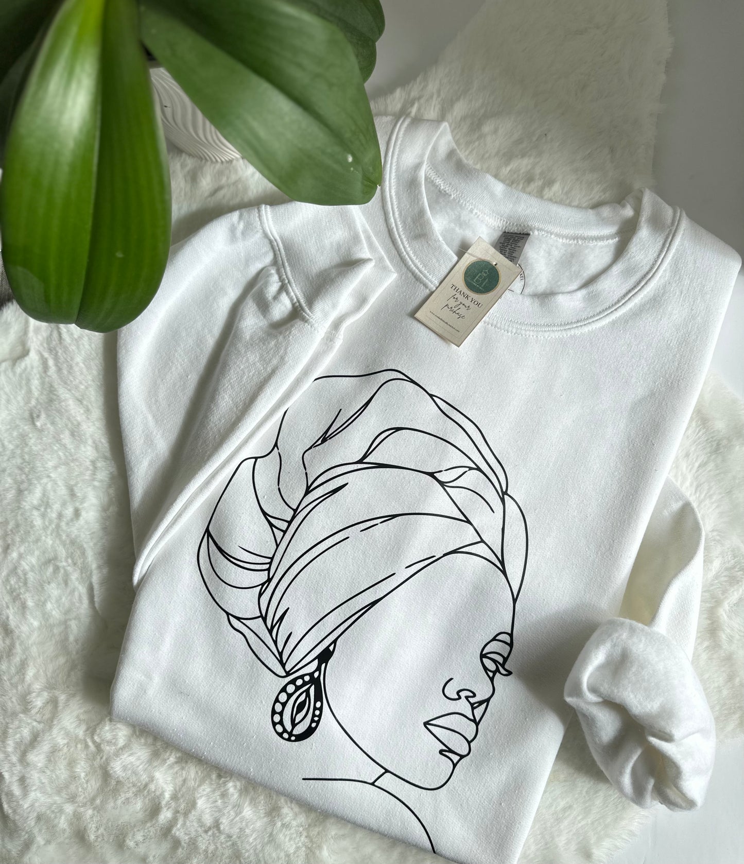 JILL Line Art Crewneck Sweatshirt