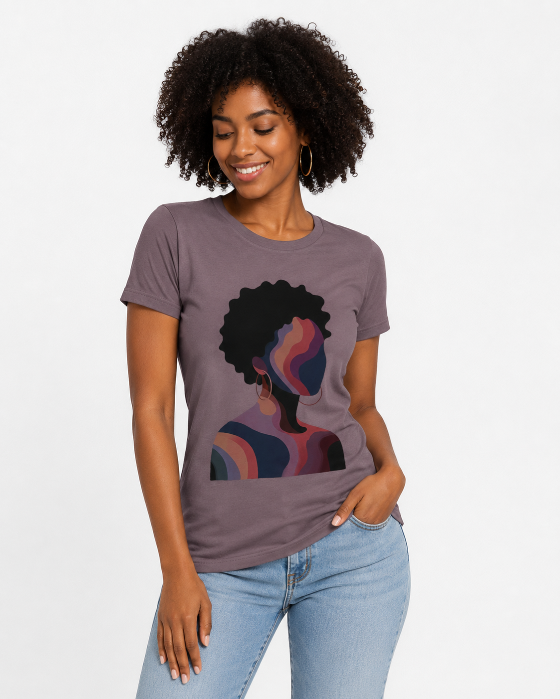 Abstract Melanin Tee