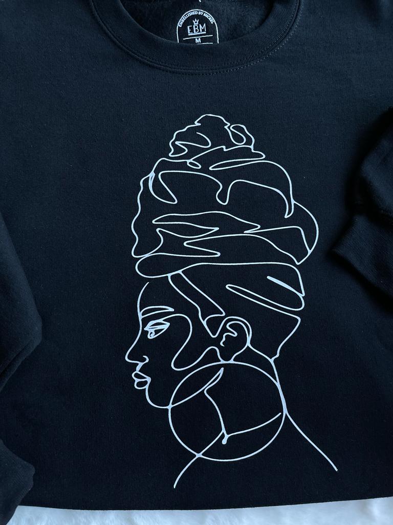 Afro Line Art