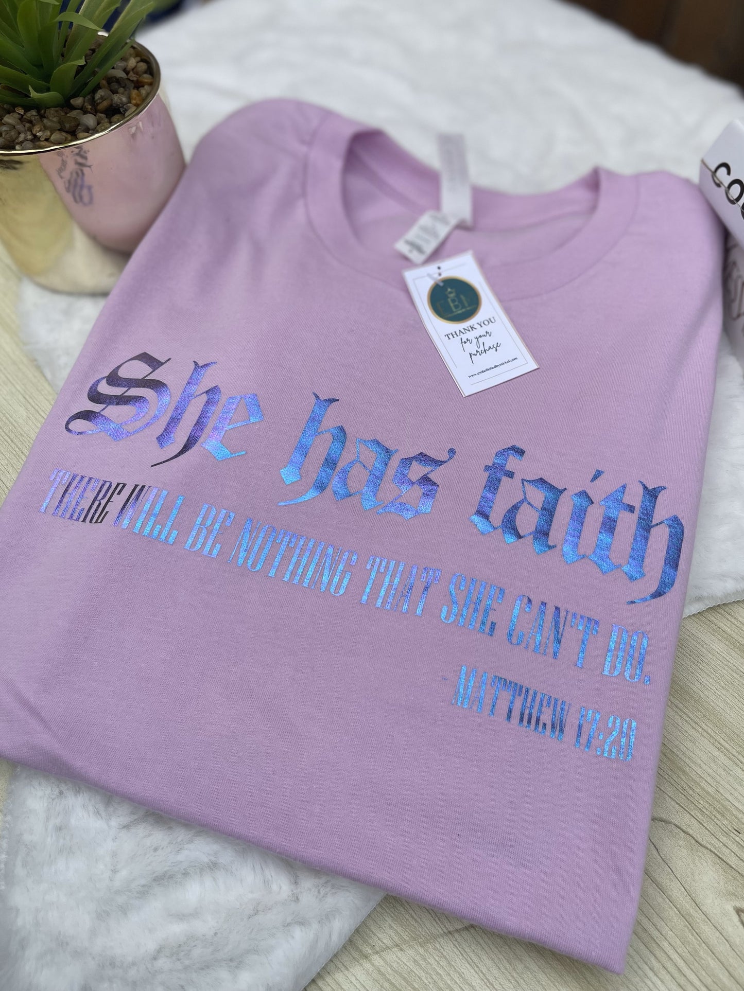 She has faith
