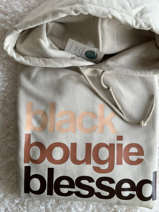EBM’s Black Bougie Blessed Melanin Hoodie