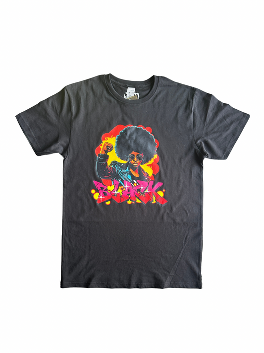 Black Power Graffiti Tee
