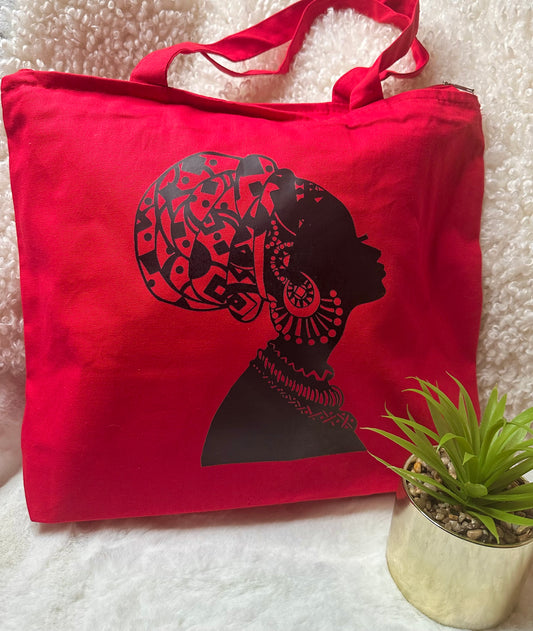 Afro Queen Tote bag