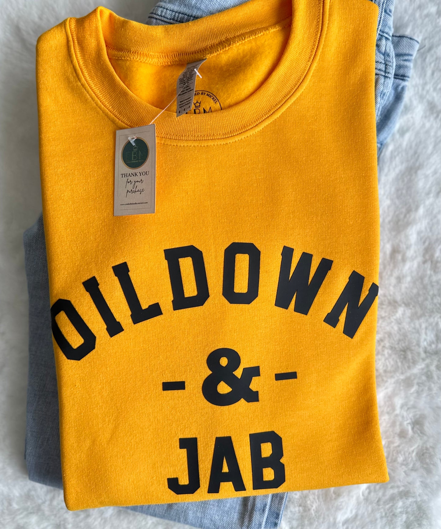 OILDOWN & JAB crewneck sweater