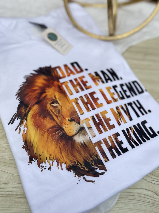 Dad, a Lion T-Shirt