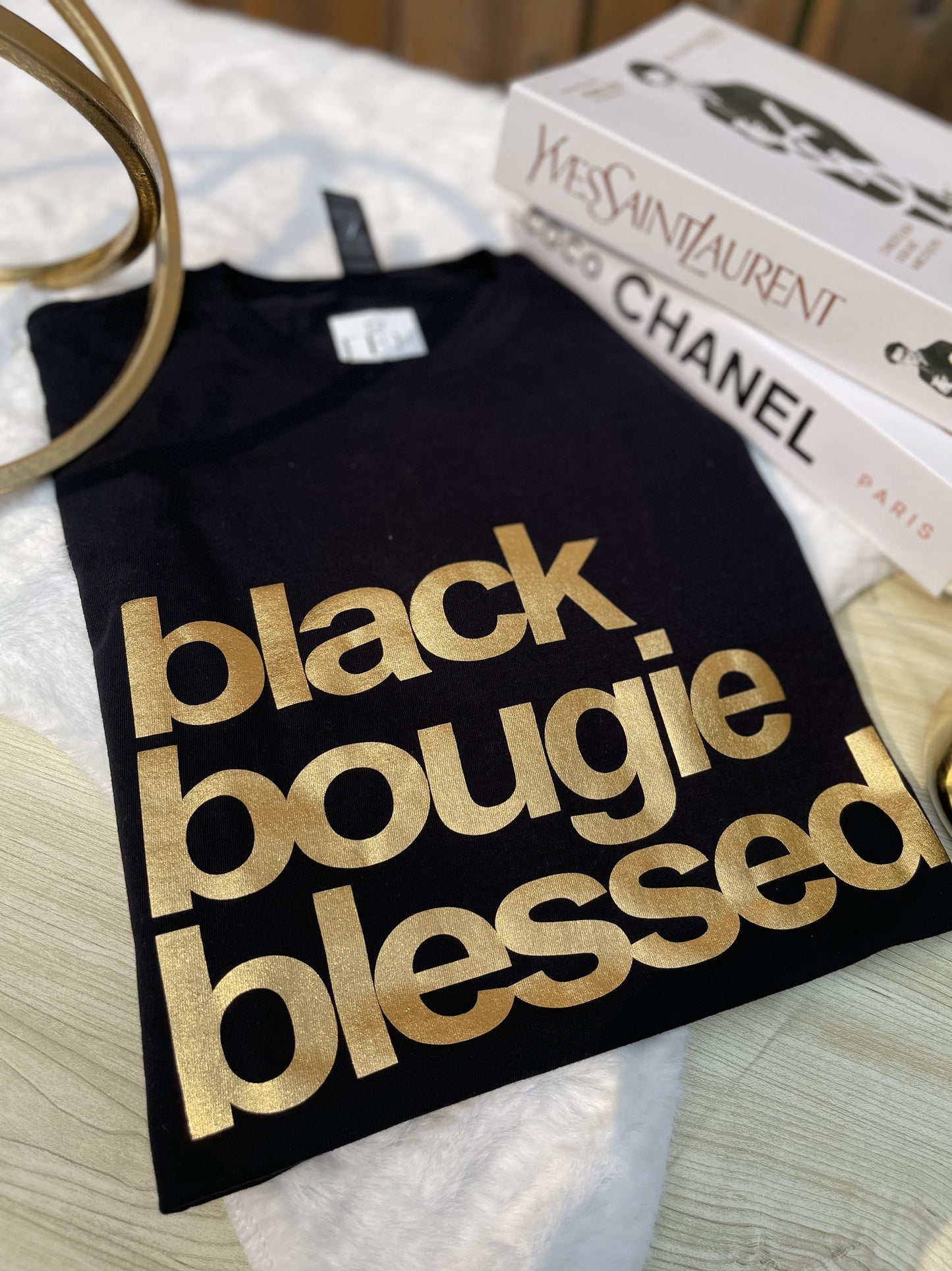 Black Bougie Blessed || T-shirt